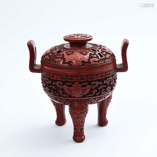 A Lacquer Incense Burner