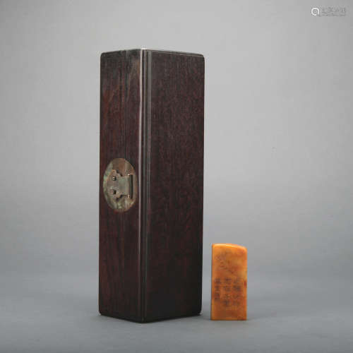 A Shou shan stone 'poems' seal