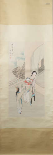 A Tang yifen's figure painting