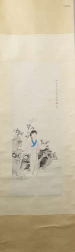 A Chen shaomei's figure painting