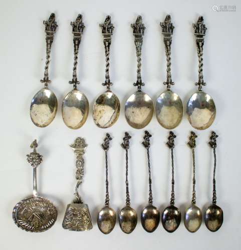 Apostle spoons silver