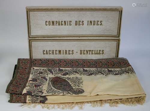 Cashmire - lace table cloth Compagny des Indes