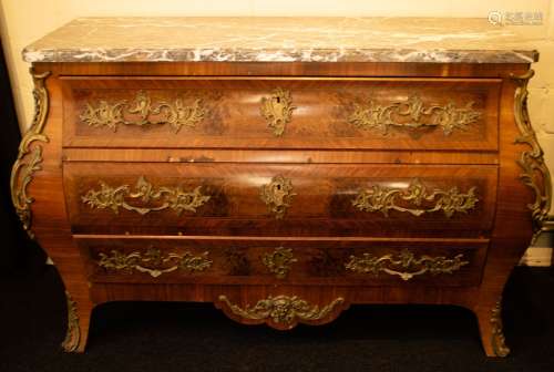 Dresser with marble top