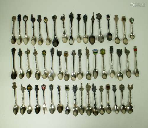 Lot of coffee spoons