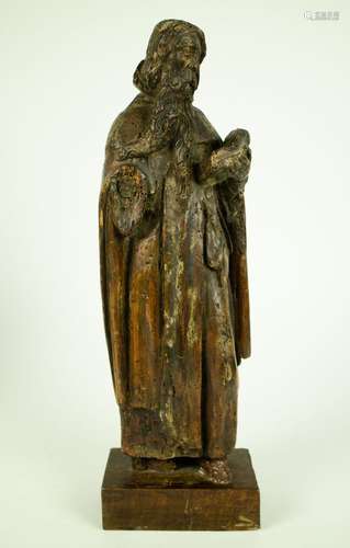 Wooden statue of an evangelist 16th century