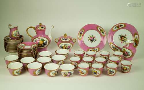 Porcelain tableware Boyer 19th C.