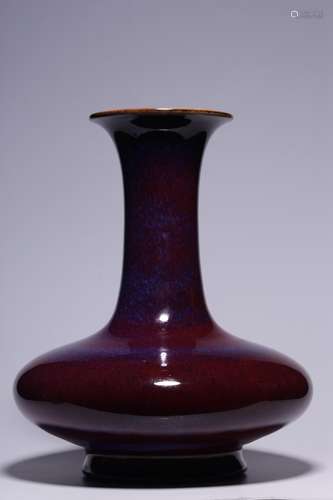 Qing Dynasty kiln glazed glazed pot with camelina