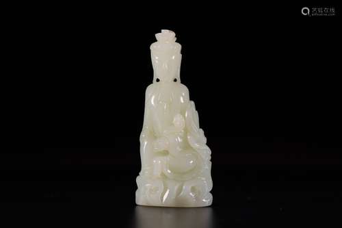 Hetian jade Guanyin ornaments