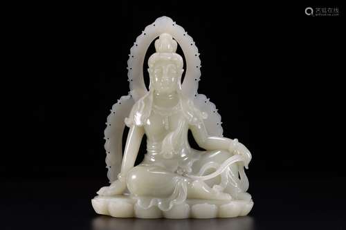 Hetian jade Guanyin ornaments