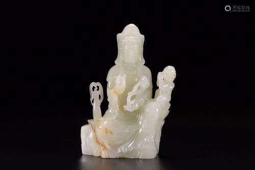 The boy of Hetian worshipped Guanyin