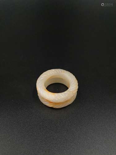 Hetian jade jade ring