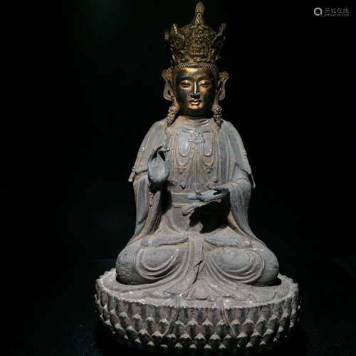 Bronze Buddha from old overseas collections