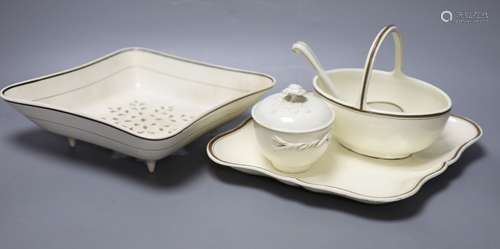 A group of Wedgwood creamware, first half 19th century - a l...