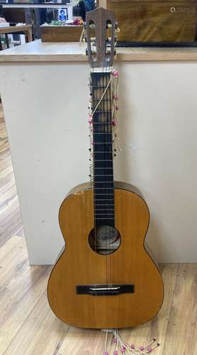 A German-made 'Resonata' acoustic guitar, cased and a Tatra ...