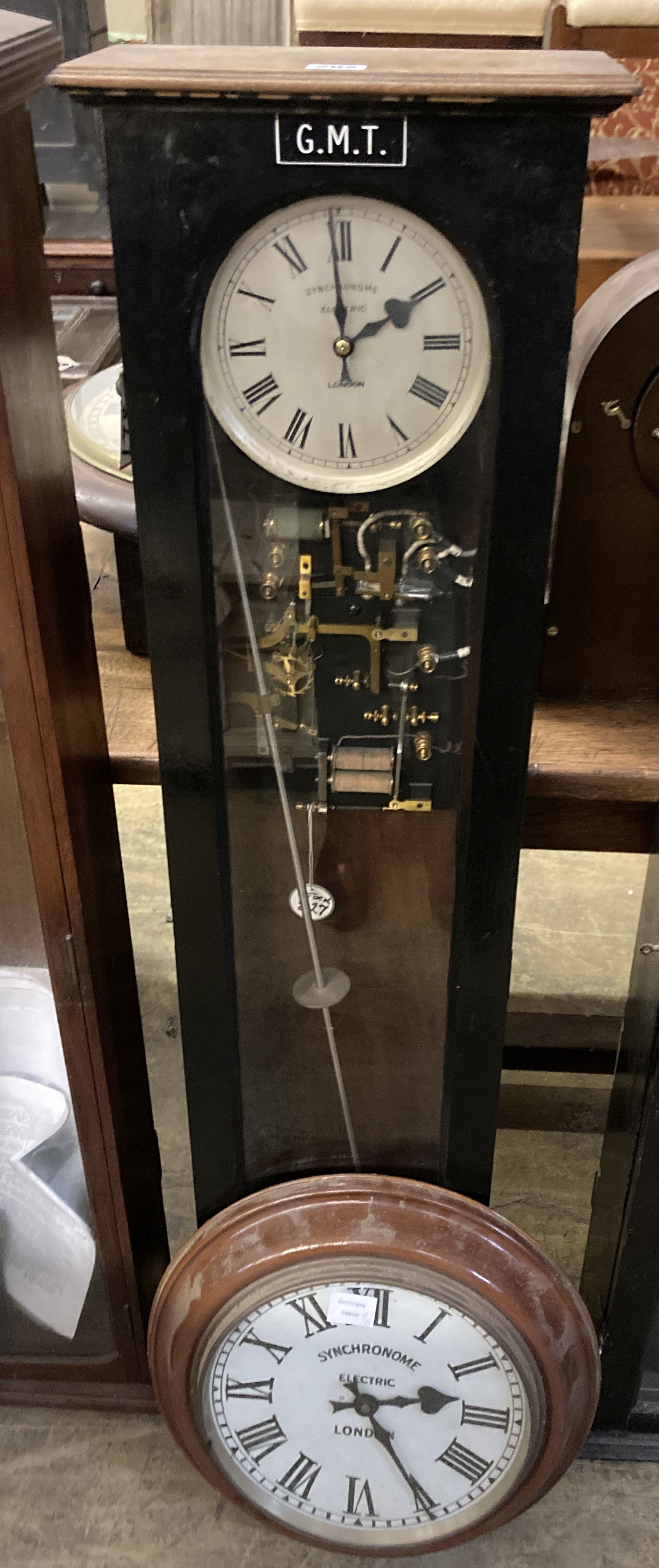 Reproduction Synchronome Master Clock Suspension Unit 