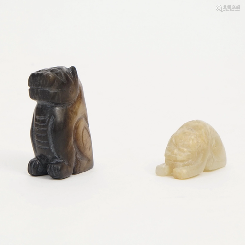 TWO JADE CHINESE ZODIAC SIGNS