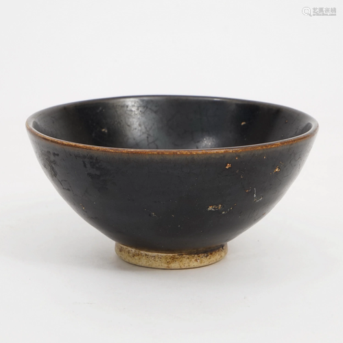 A BLACK GLAZE BOWL FROM JIZHOU KILN