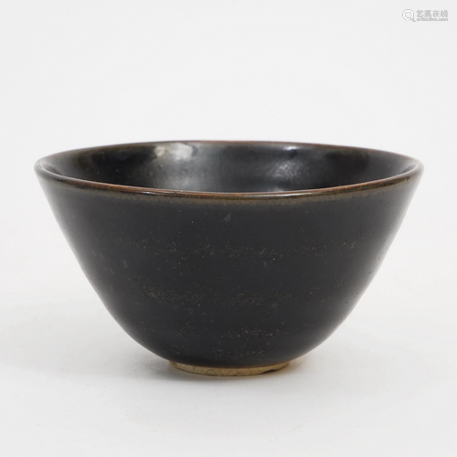 A BLACK GLAZE BOWL FROM JIZHOU KILN