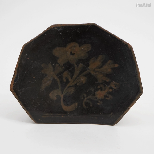 A YAOZHOU KILN BLACK BACKGROUND AND BROWN COLOR