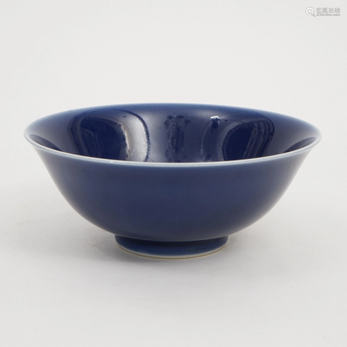 A BLUE GLAZE BOWL