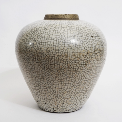 AN IMITATION GE GLAZED JAR