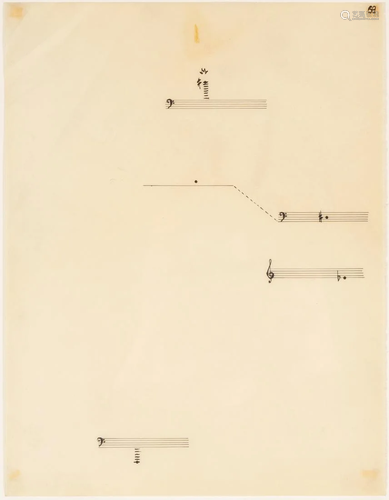 John Cage (American, 1912-1992) 