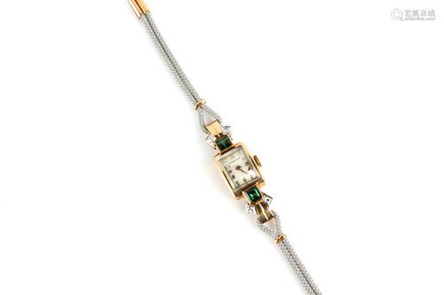 Tiffany & Co. Ladies 14K Gold, Tourmaline and Diamond