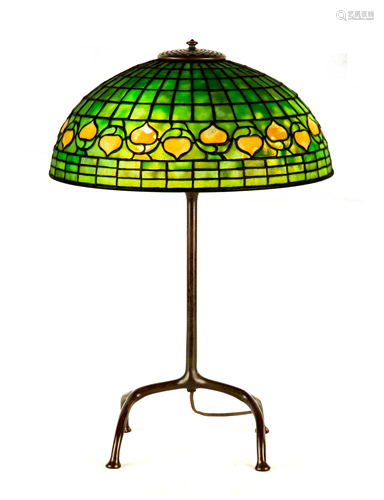 Tiffany Studios, New York Acorn Table Lamp