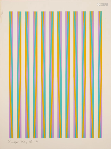 Bridget Riley (British, b. 1931) Print for Chicago 8