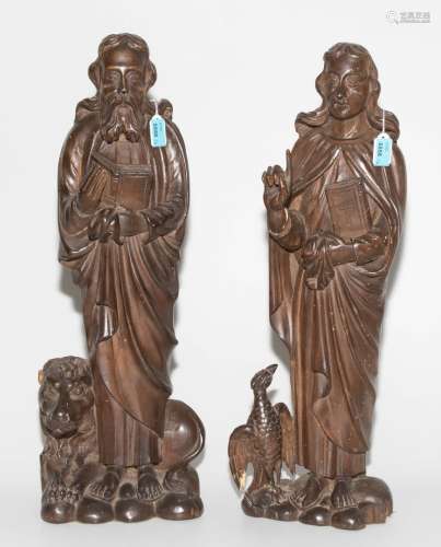 1 Paar Heiligenfiguren
