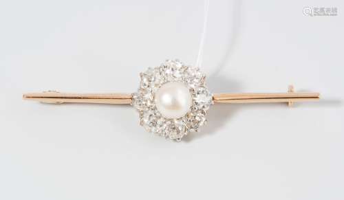 Diamant-Perlen-Stabbrosche