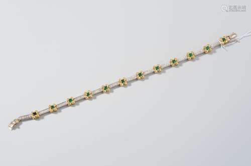 Smaragd-Bracelet