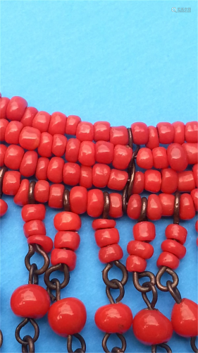 ANTIQUE Coral Necklace