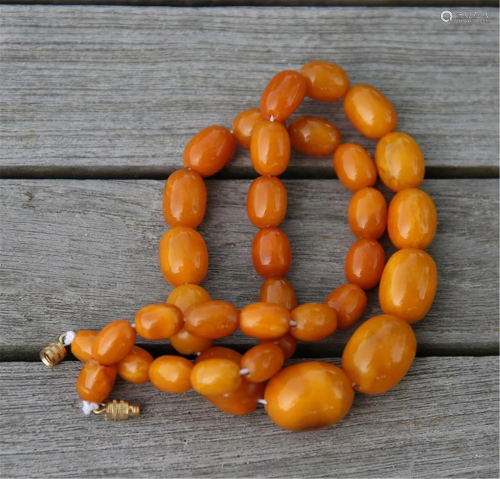 NATURAL BUTTERSCOTCH AMBER NECKLACE