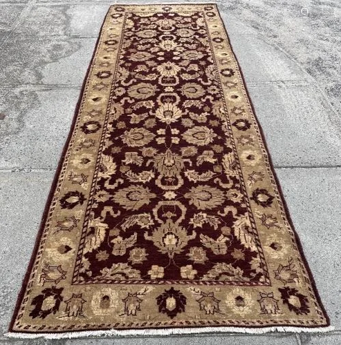 Hand Knotted Wool Persian Style Carpet Runner