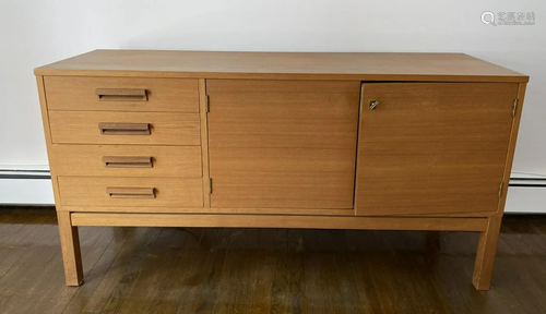 Danish Modern Teak Console