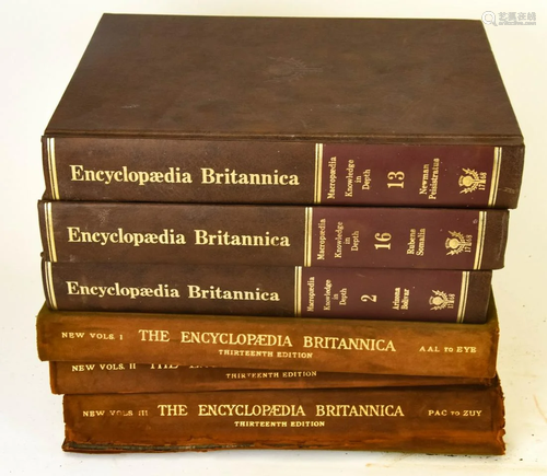 Vintage Encyclopedia Britannica 13th 15th Editions