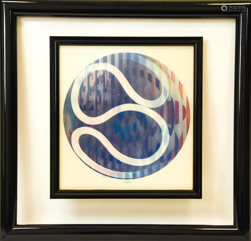 Yaacov Agam Signed Agamograph Art