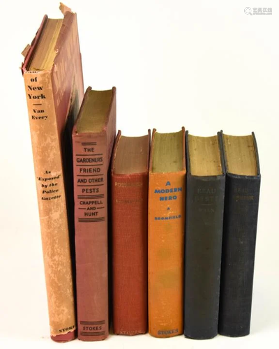 Collection 6 Assorted 1920s Stokes Books