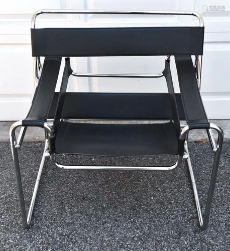 Vintage Marcel Breuer Wassily Leather Armchair