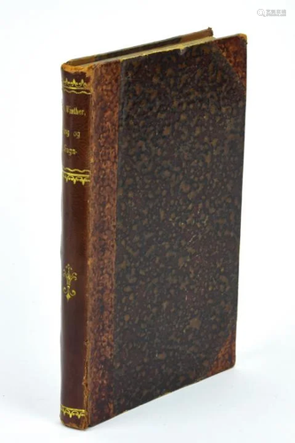 1858 Antique Book Sang og Sagn Christian Winther