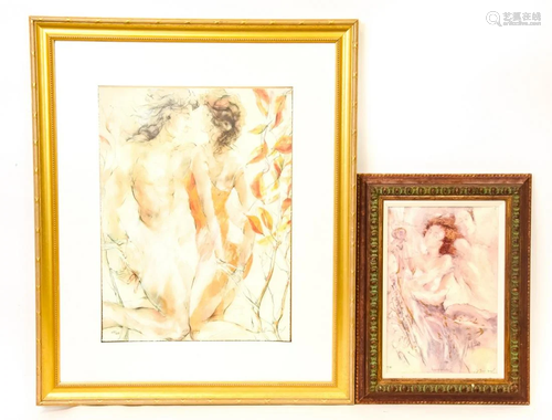 Benefield Framed Lithograph & Print Nudes