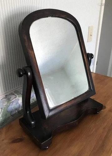 Antique American Empire Style Vanity Mirror