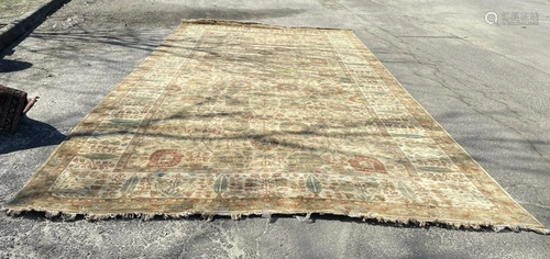 Hand Knotted Oriental Palace Size Wool Carpet