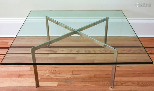 Mid Century Modern Mies Van Der Rhoe Coffee Table