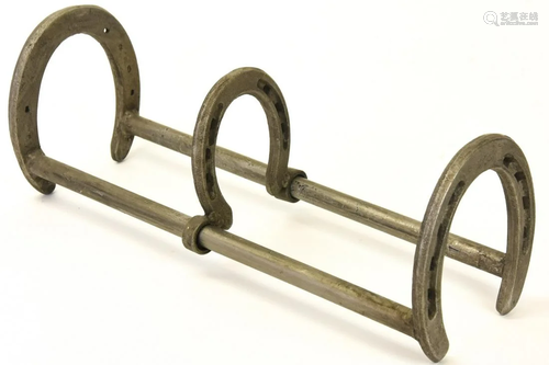 Antique / Vintage Horseshoe Motif Book Holder