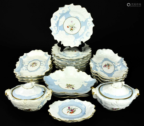 Antique Paris Porcelain Partial Service