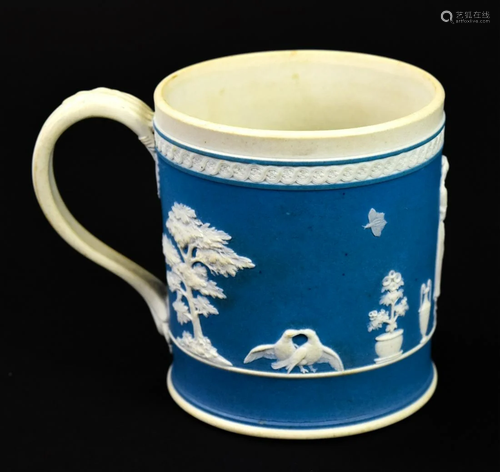 Antique 19th C English Wedgwood Jasperware Cup