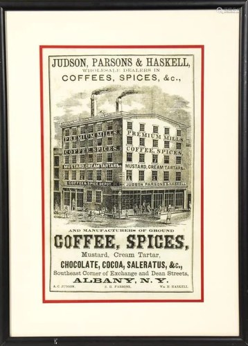 Antique Judson, Parsons & Haskell Advertisement