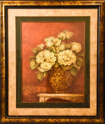 Custom Framed Print of Villa Hydrangeas